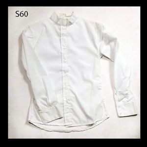 S60 KIDS Majestic White Show Shirt 1 collar